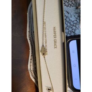 Gold plated 925 hamsa bracelet new